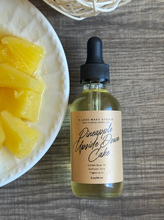 Pineapple Upside Down Cake Scented Body Oil