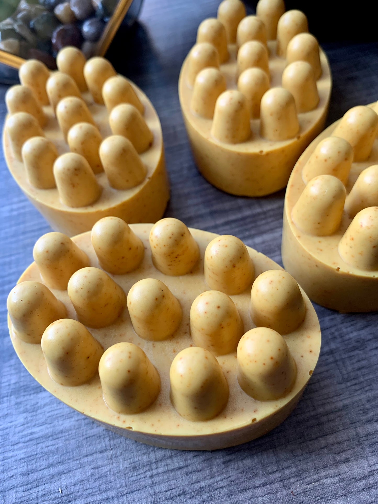 Turmeric & Honey or Turmeric, Oatmeal & Honey Massage Soap Bar