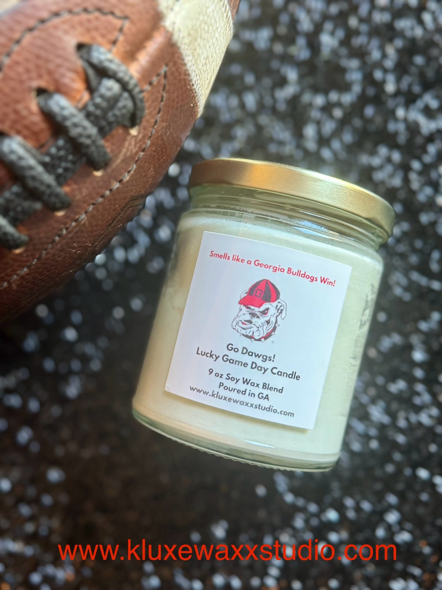 Lucky Game Day Candle