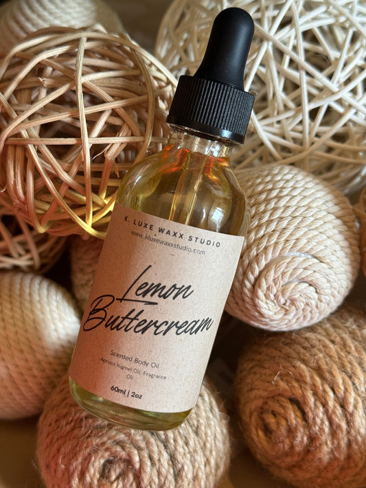 Lemon Buttercream Scented Body Oil