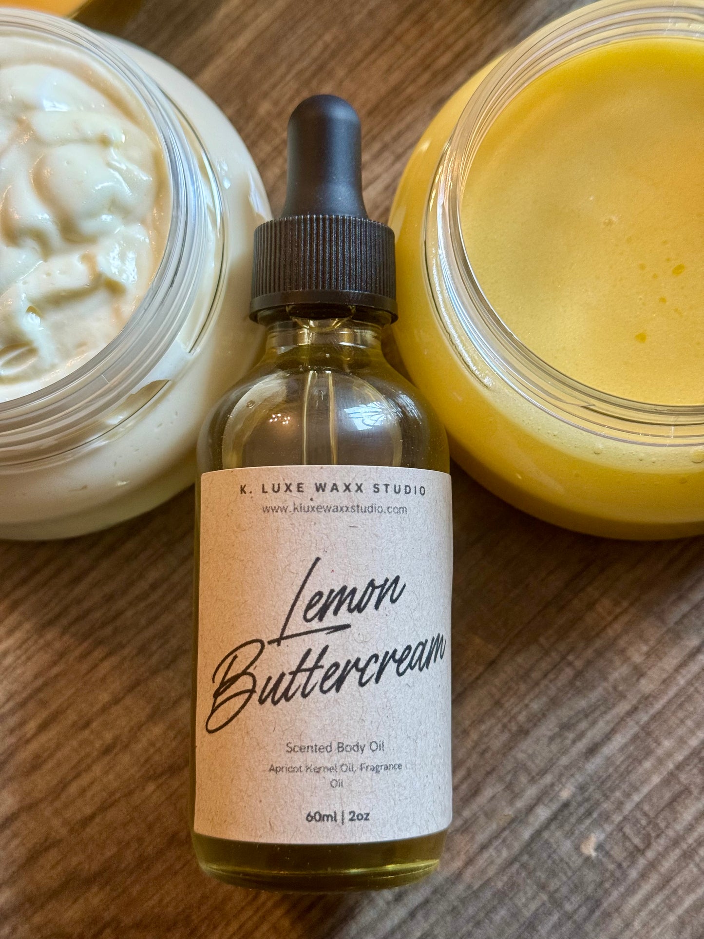 Lemon Buttercream Scented Body Oil