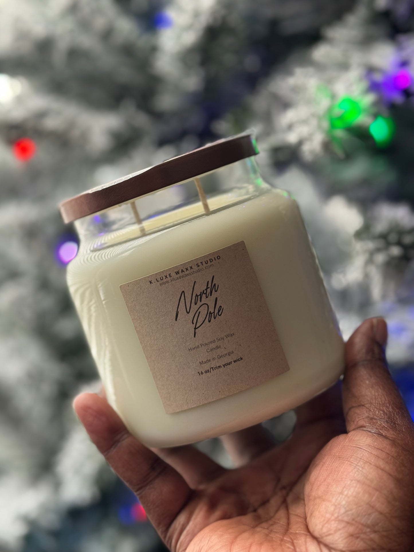 Holiday Collection Apothecary Jar Candle-16 oz