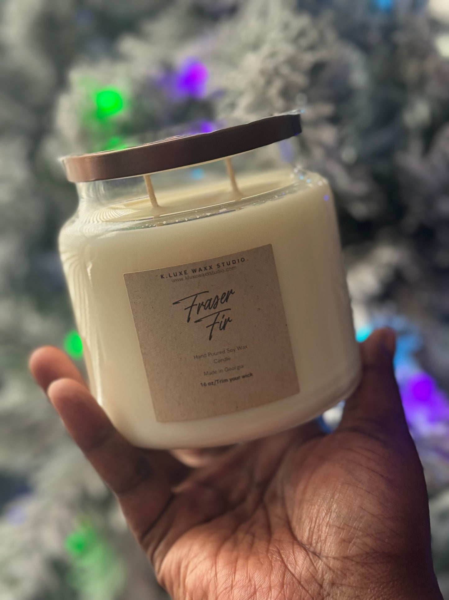 Holiday Collection Apothecary Jar Candle-16 oz