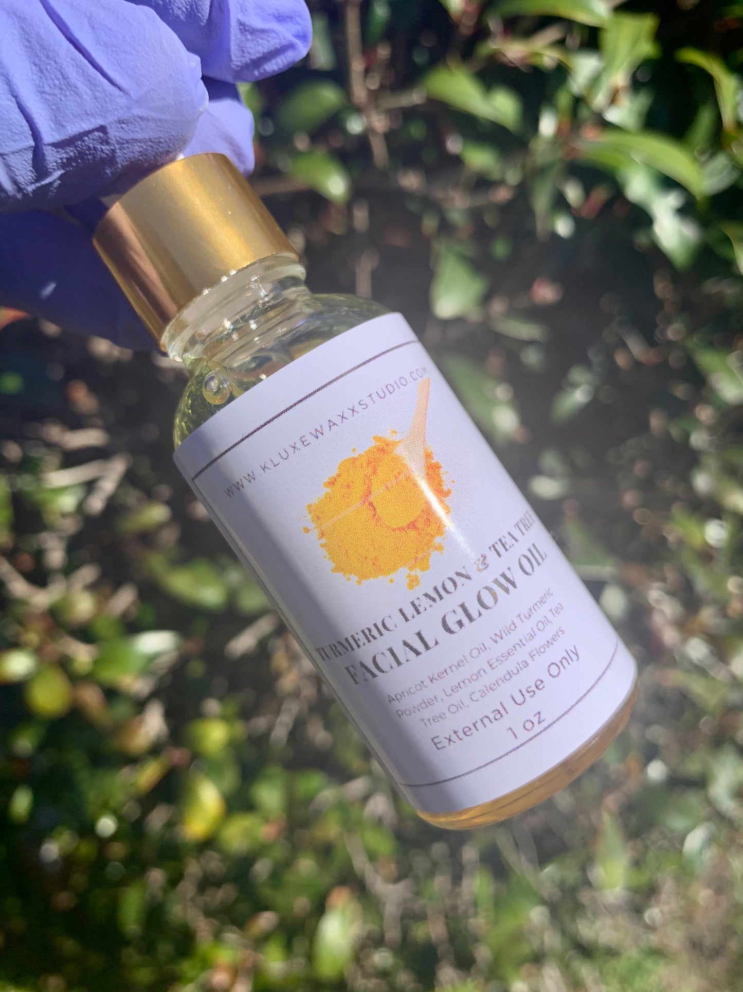 Turmeric Lemon & Tea Tree Facial Glow Oil