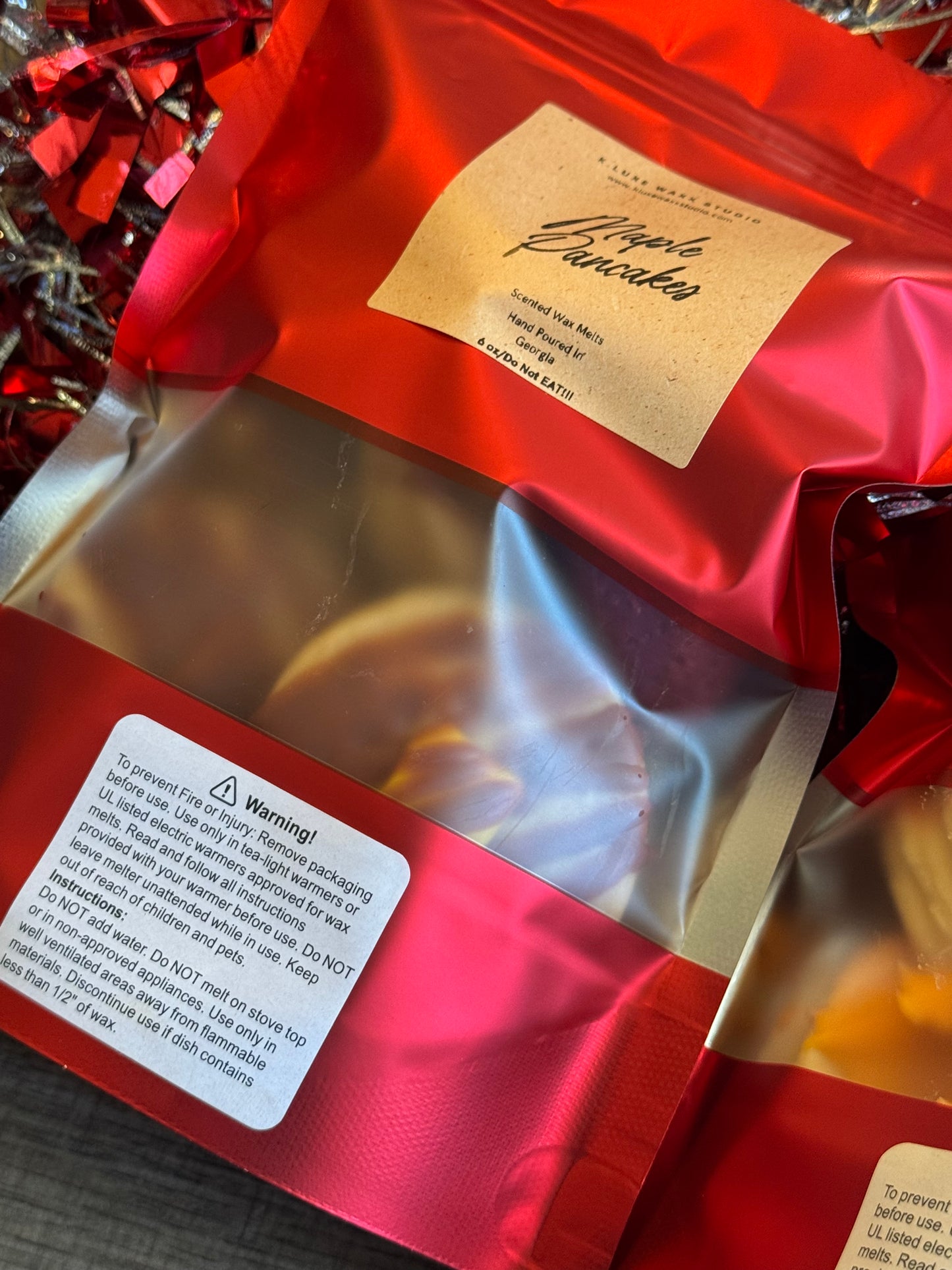 Pancake Stacks with Syrup Melts