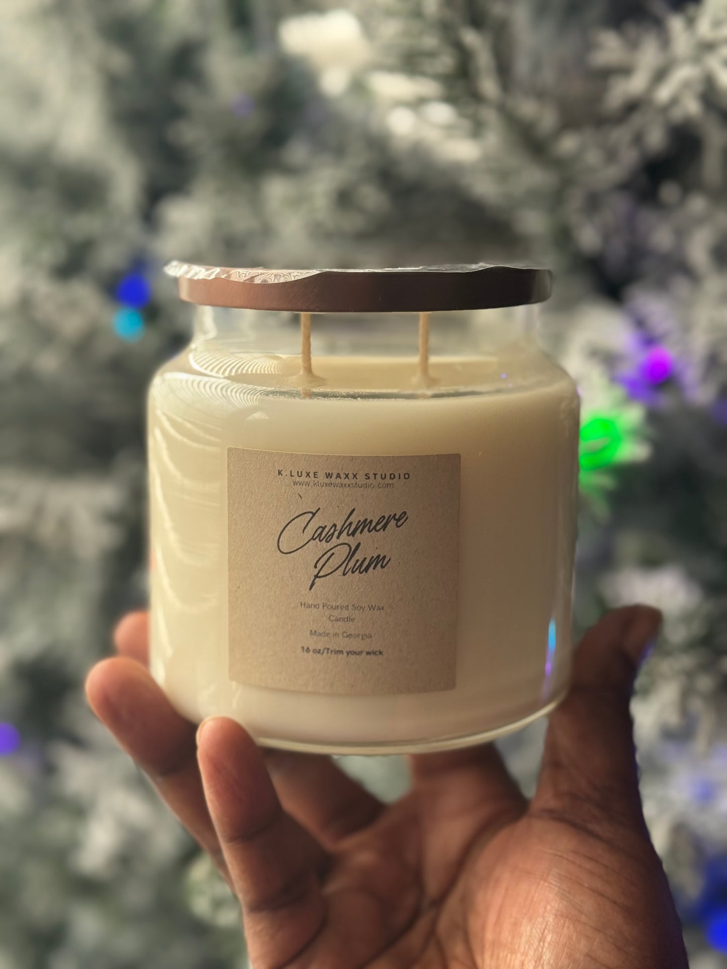 Holiday Collection Apothecary Jar Candle-16 oz