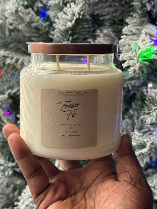 Holiday Collection Apothecary Jar Candle-16 oz