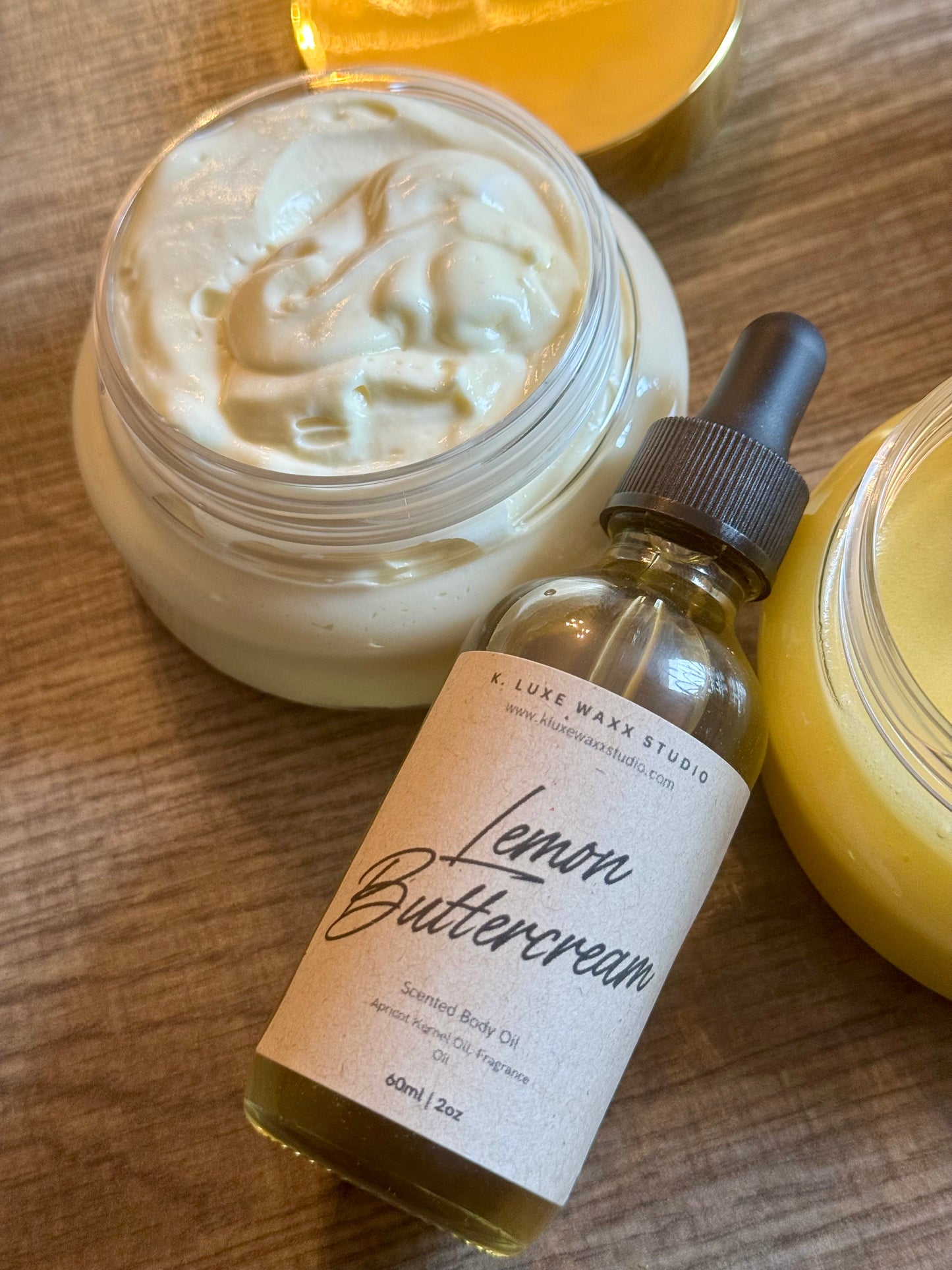 Lemon Buttercream Scented Body Oil