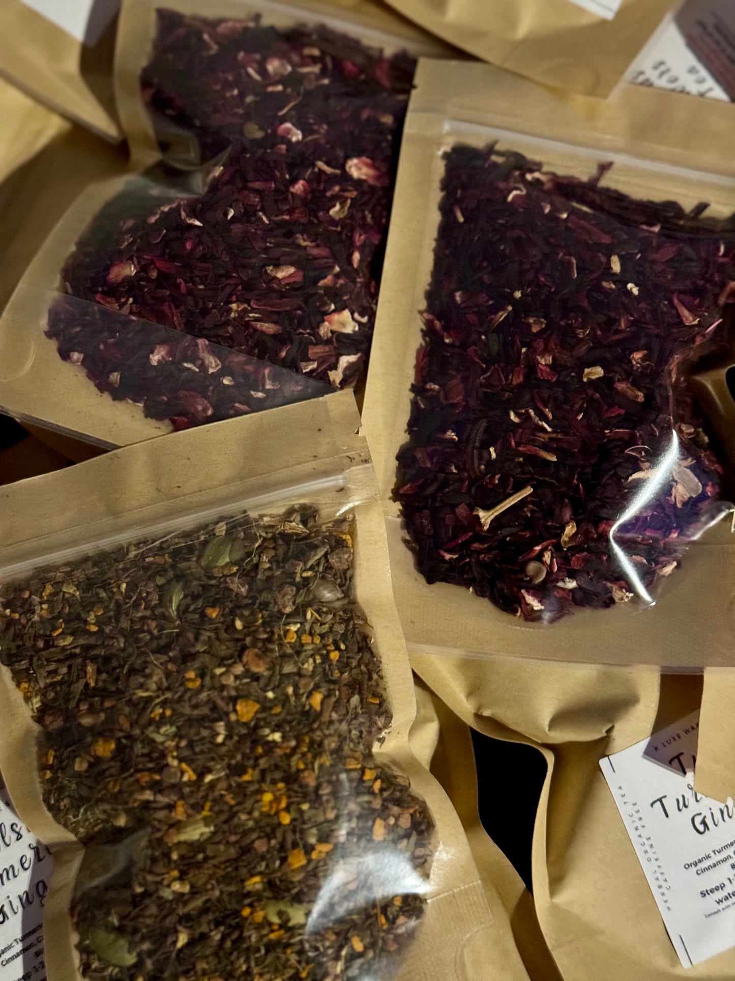 Organic Hibiscus Flowers Herbal Tea