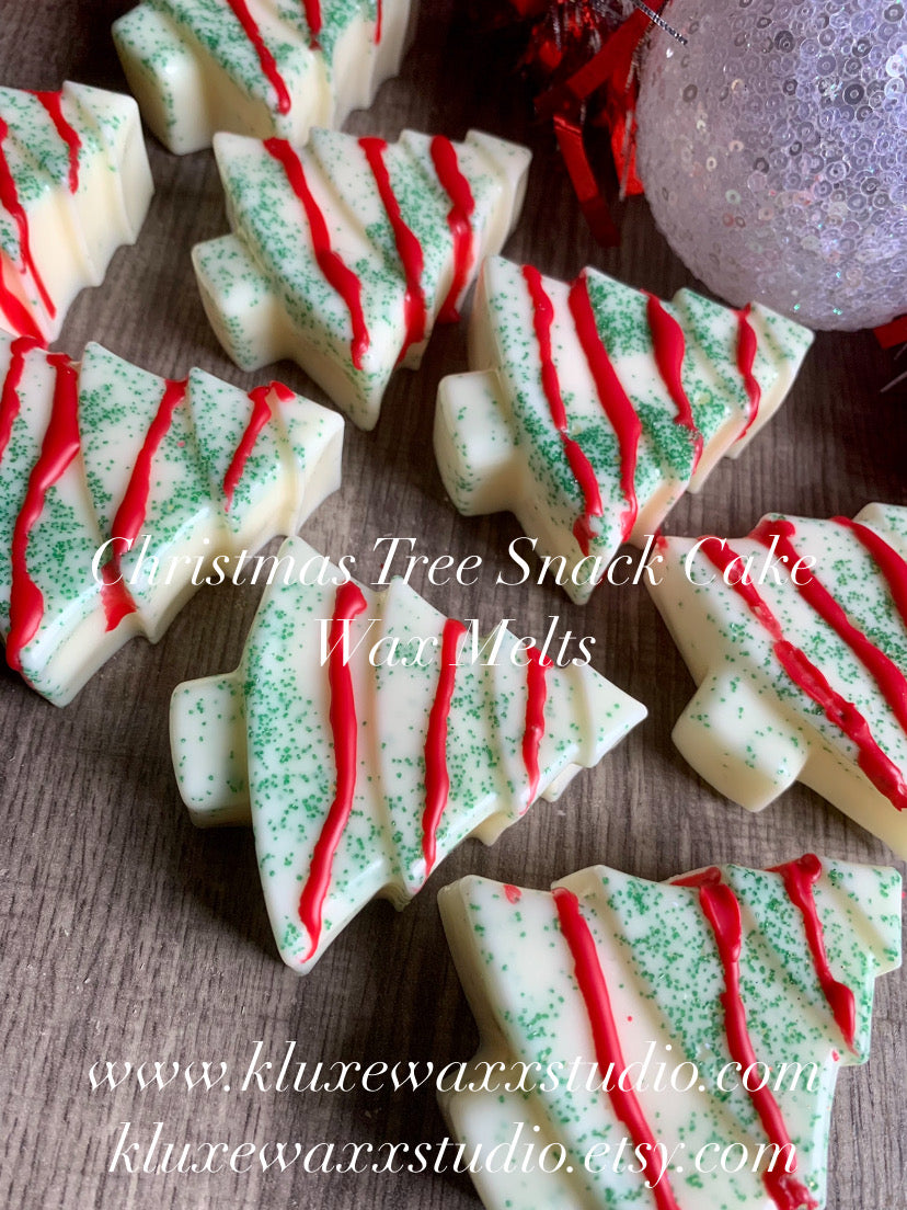 Christmas Tree Snack Cake Wax Melts