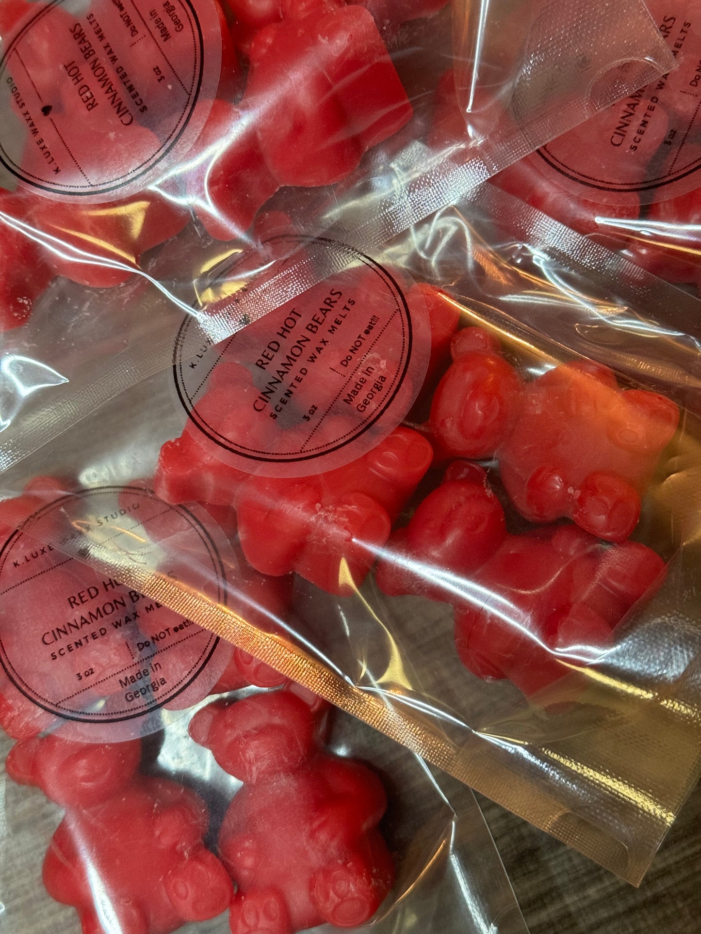 Red Hot Cinnamon Gummy Bears Wax Melts