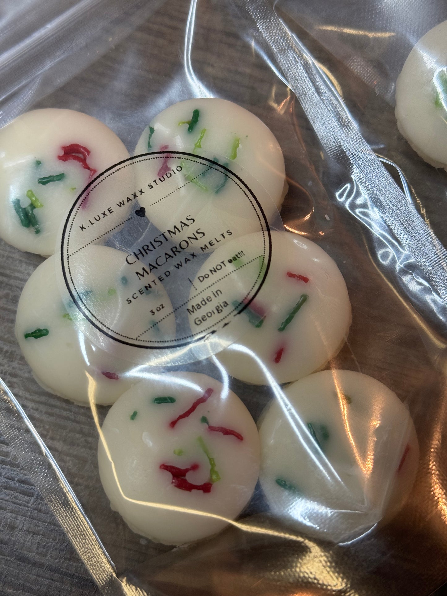 Christmas Macarons Wax Melts