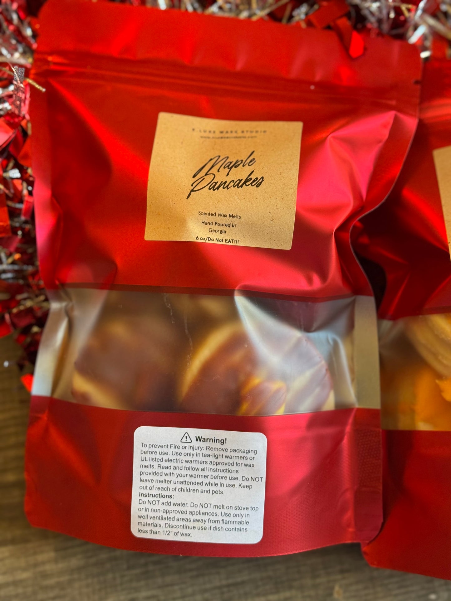 Pancake Stacks with Syrup Melts