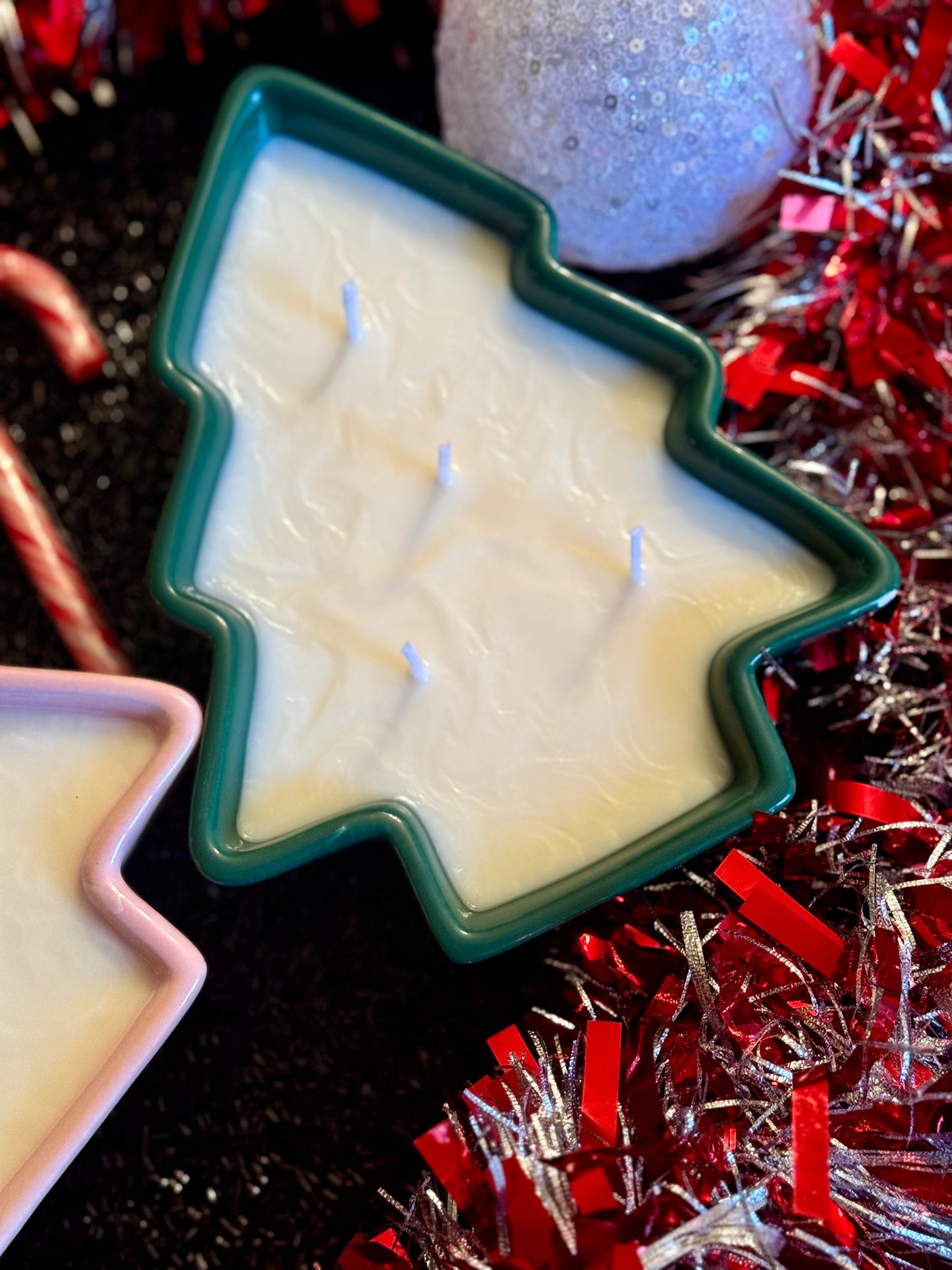 Christmas Tree Ceramic Candle-14 oz