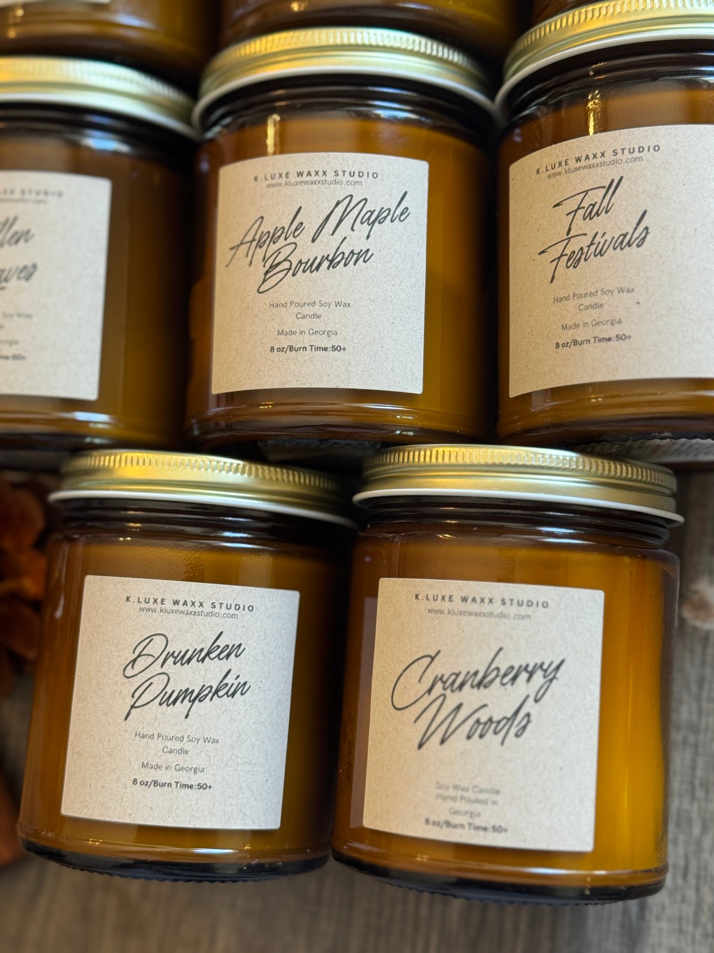 Fall Seasonal 8 oz Jar Candle