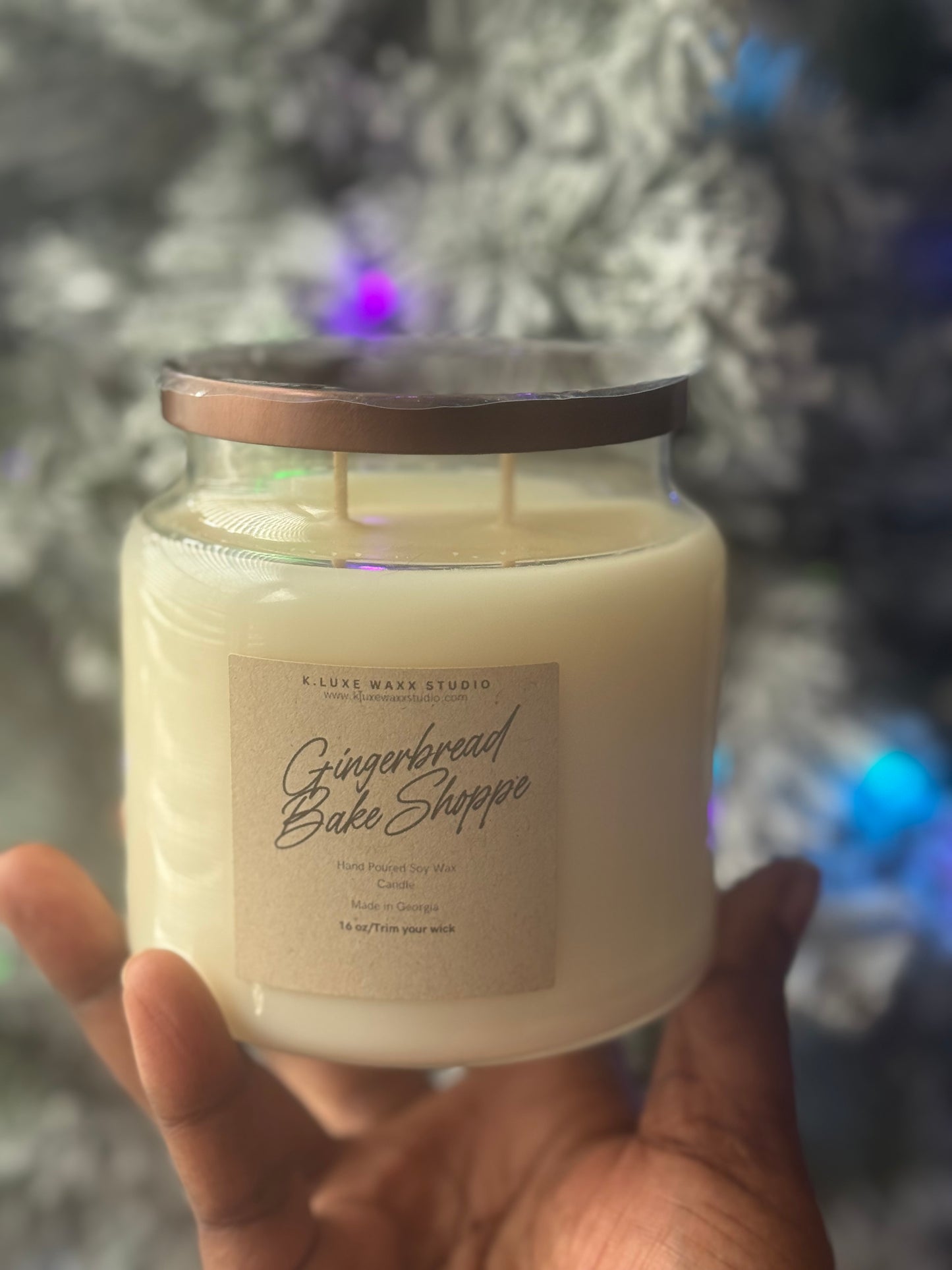 Holiday Collection Apothecary Jar Candle-16 oz