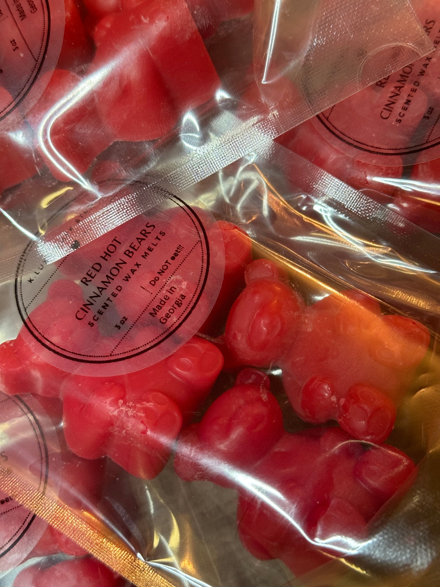 Red Hot Cinnamon Gummy Bears Wax Melts