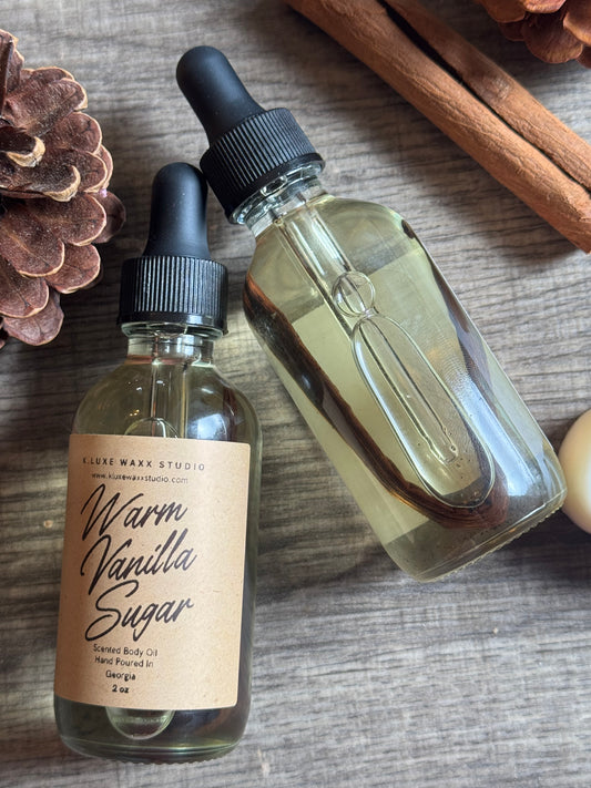 Warm Vanilla Sugar Scented Body Oil
