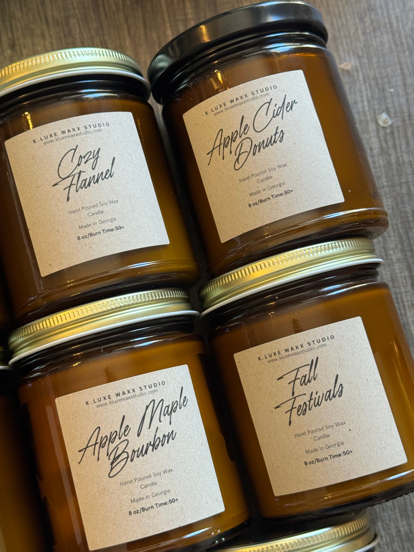 Fall Seasonal 8 oz Jar Candle