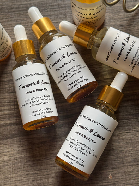 Turmeric & Lemon Facial & Body Oil