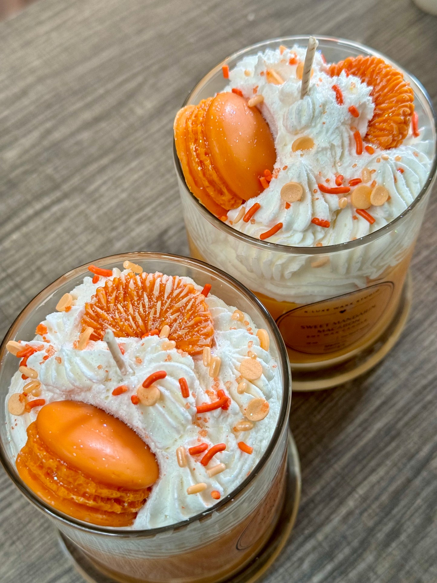 Sweet Mandarin Macaron Scented Candle