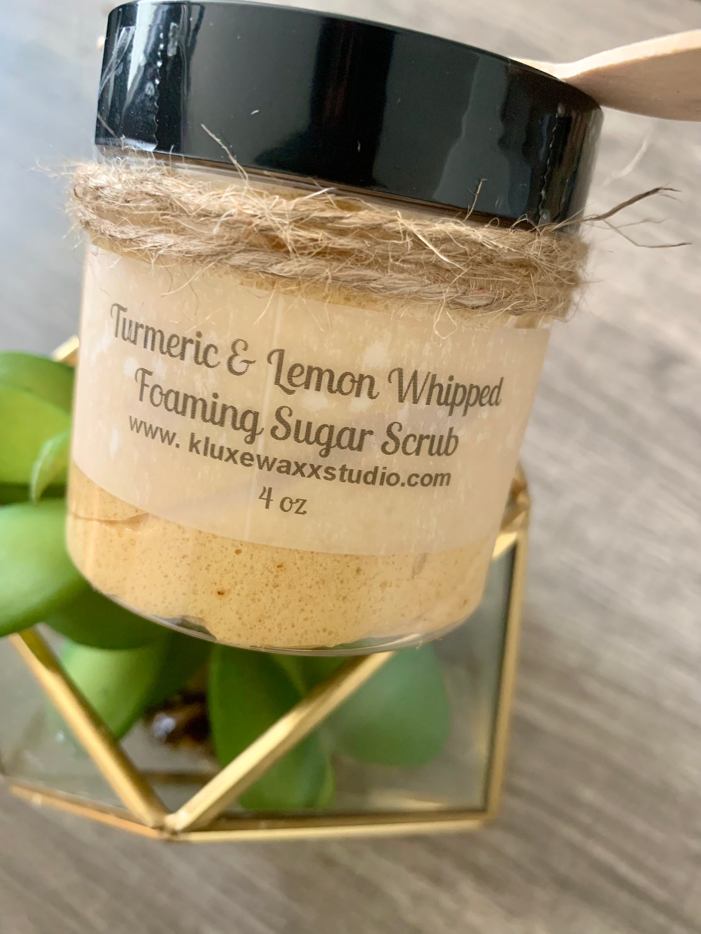 Turmeric & Lemon Whipped Foaming Sugar Scrub