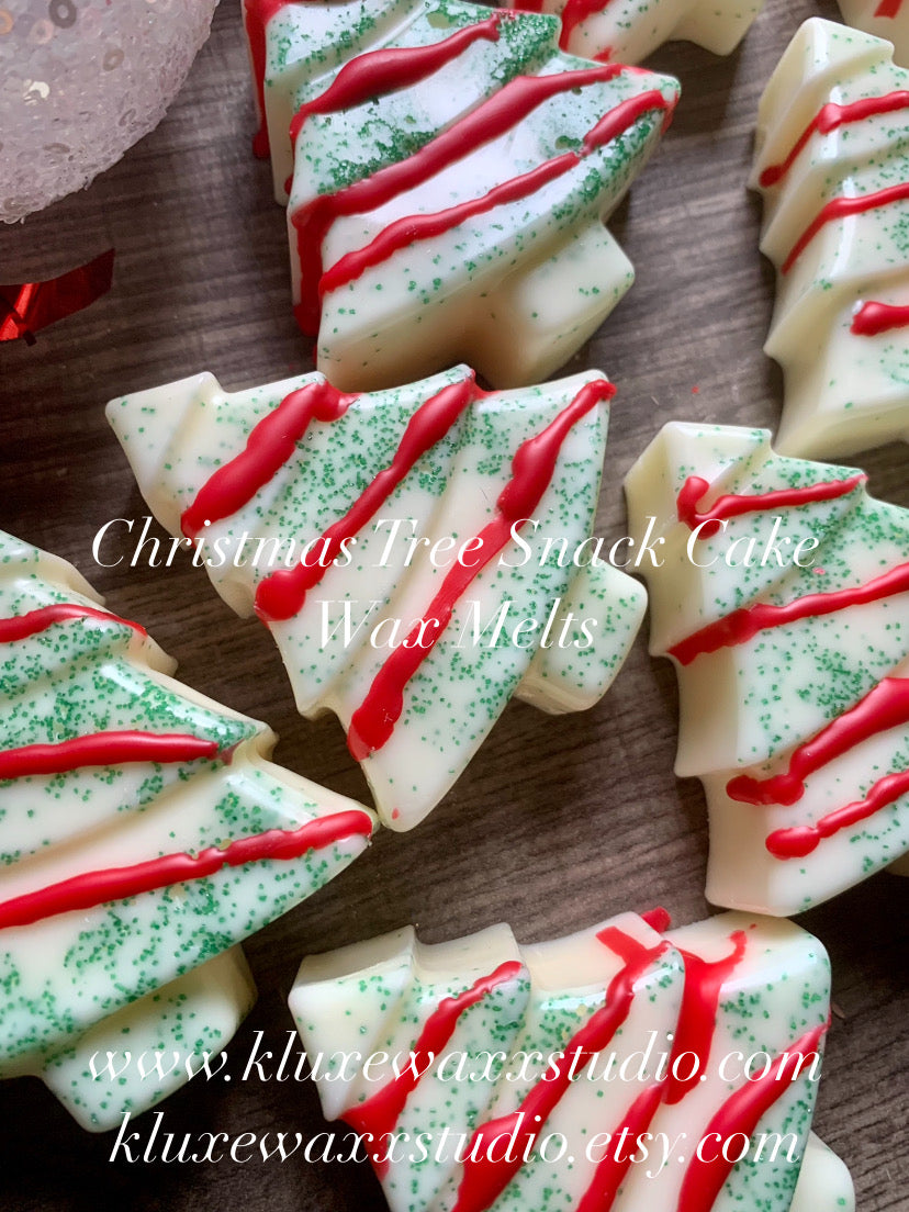 Christmas Tree Snack Cake Wax Melts