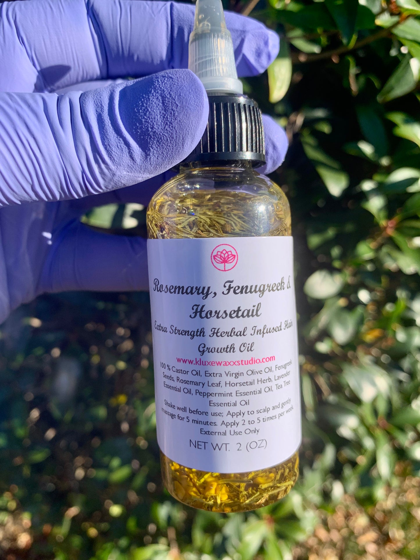 Rosemary, Fenugreek & Horsetail Extra Strength Hair Growth Oil