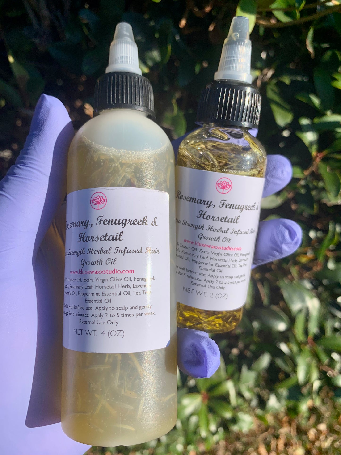 Rosemary, Fenugreek & Horsetail Extra Strength Hair Growth Oil