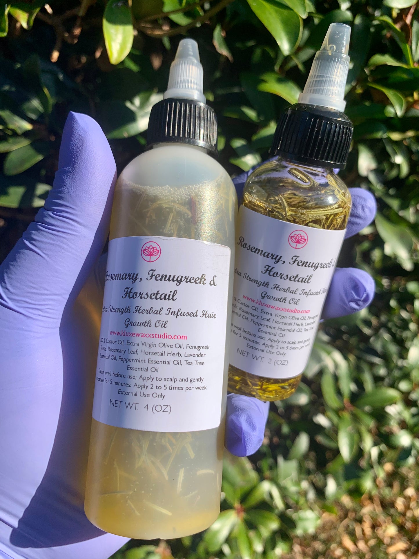 Rosemary, Fenugreek & Horsetail Extra Strength Hair Growth Oil