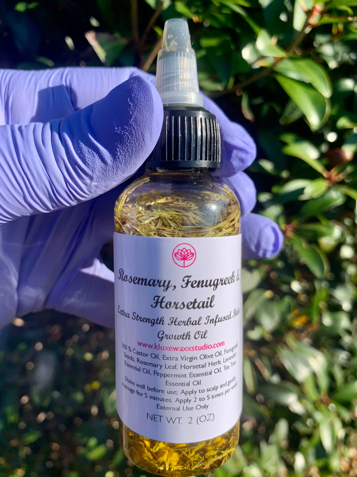 Rosemary, Fenugreek & Horsetail Extra Strength Hair Growth Oil