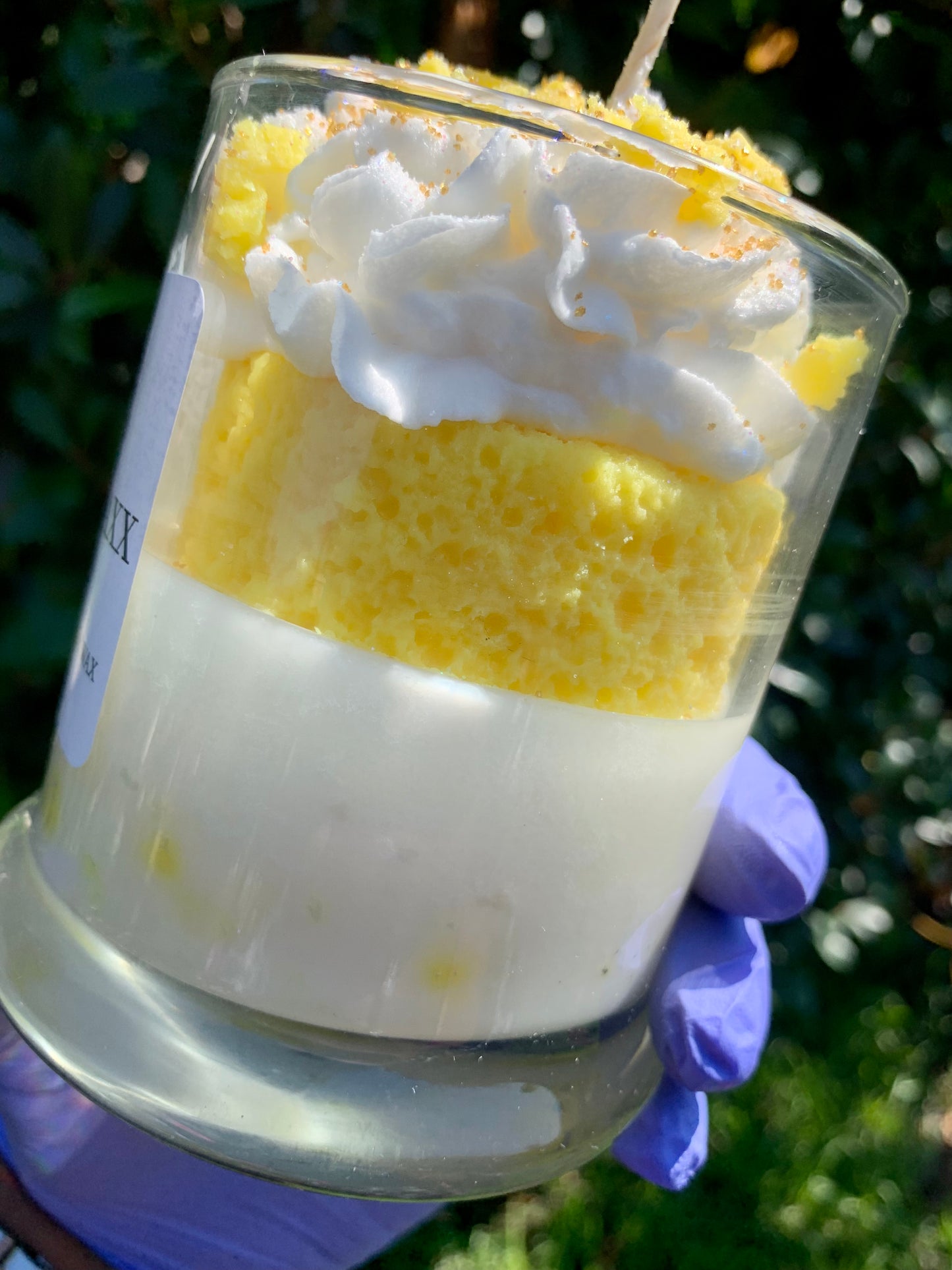 Lemon Pound Cake Dessert Candle