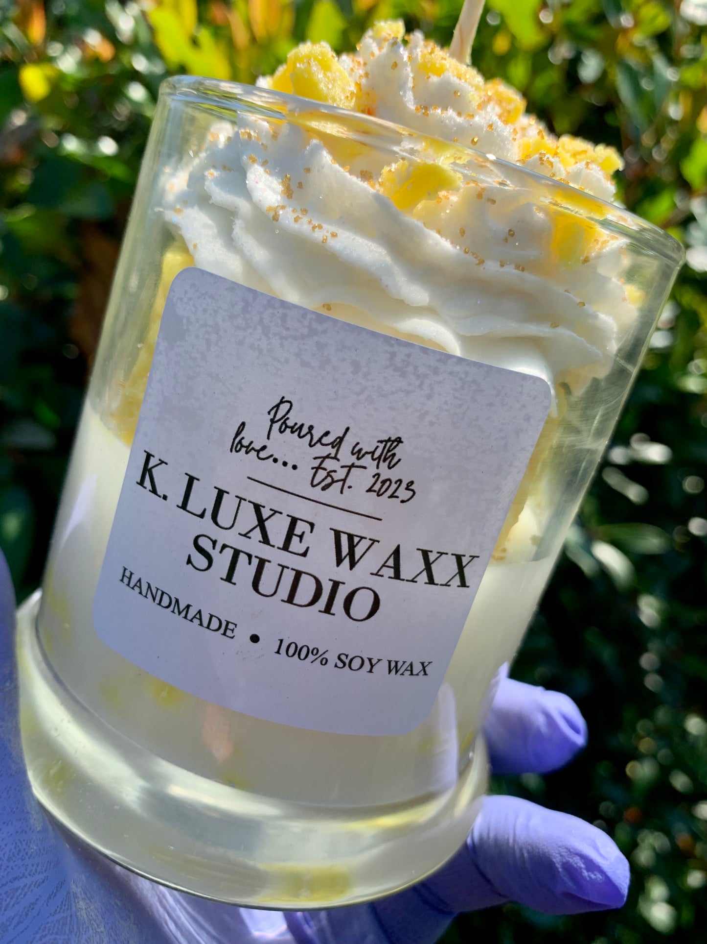 Lemon Pound Cake Dessert Candle